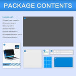 Zoegaa 16 inch privacy screen packaging and contents