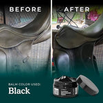 Genuine horsehair brush and lint-free towels included in the Clyde's leather kit.