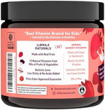 Llama Naturals zero added sugar chewable supplement bottle for immune support