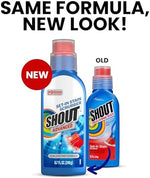 Shout laundry gel built-in scrubber brush applicator detail