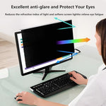 Pozlle blue light blocking screen protector layers close up view
