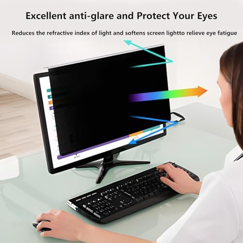 Pozlle blue light blocking screen protector layers close up view