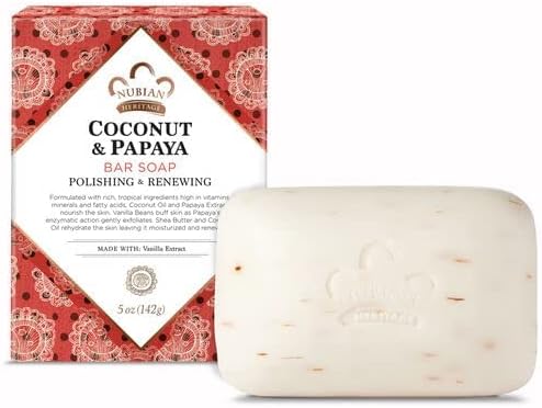 Nubian Heritage Bar Coconut & Papaya Soap 5 Oz - Image 8