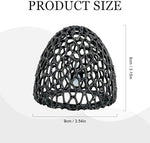 Suction cup mounted fish shelter housing small cherry shrimp