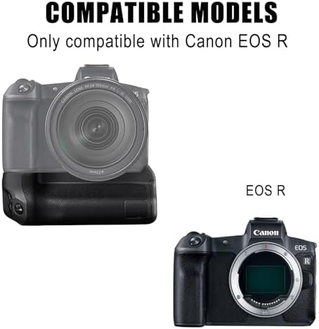 Happypopo replacement for Canon BG-E22 highlighting the duplicate vertical shutter button and main control dial.