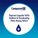 Close up of Compound W precision brush applicator for targeted salicylic acid delivery.
