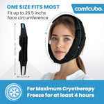 Comfcube leak proof cold pack head wrap for tonsillectomy recovery
