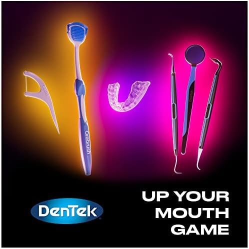 Demonstration of DenTek floss threader used with standard string floss.