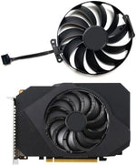 WLQTKST video card replacement fan showing the six pin header connector and four wires.