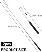 Detailed view of the flexible loop attachment on Aeaocvo puppet rods