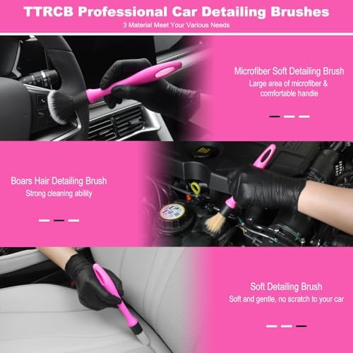 TTRCB automotive interior cleaning slime being rolled into vehicle air vents