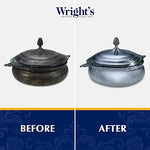 Authentic USA imported Wright's metal cleaning cream back label directions