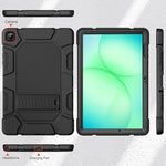 Azzsy rugged hybrid protective shield demonstrating the textured non slip grip on the side panels.