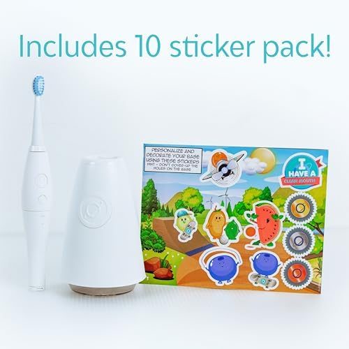 Side view of TAO Clean Umma Kids brush showing soft bristles for sensitive gums.