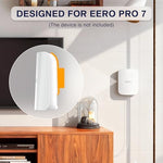 Eero Pro 7 mesh router securely docked inside the HOGEE wall stand