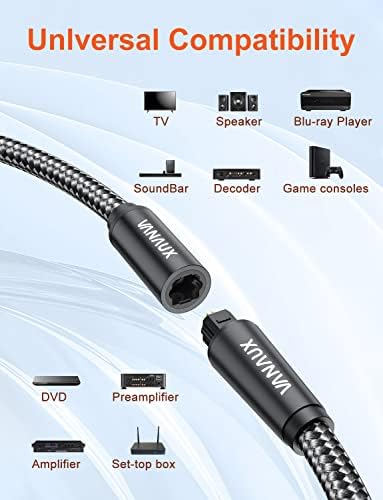 Vanaux male to female audio cord for gaming consoles