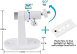 ALERTCAM two pack replacement mounting plates with included structural wall installation screws