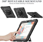 Black silicone protective case with detachable shoulder strap accessory