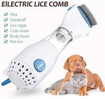 Adjustable stainless steel teeth of electric lice vacuum for kids