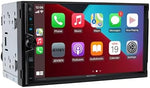 Jensen CAR723W digital multimedia receiver displaying Apple CarPlay interface
