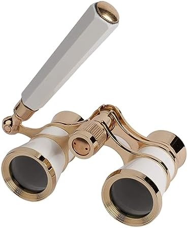 Marsrut vintage theater binoculars with fully extended ergonomic metal handle