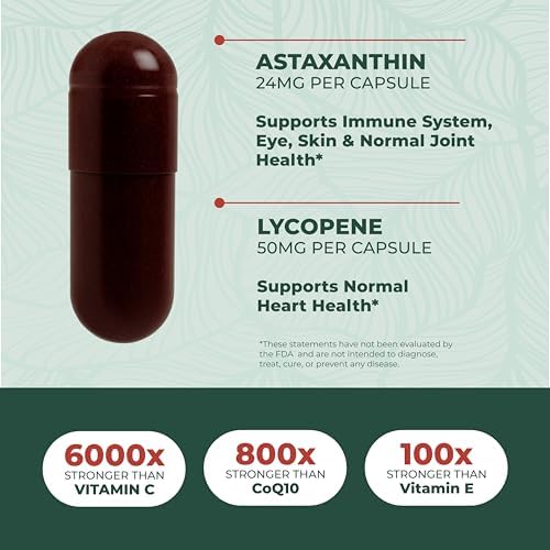 Premium high potency carotenoid supplement sixty vegetarian capsules packaging view.