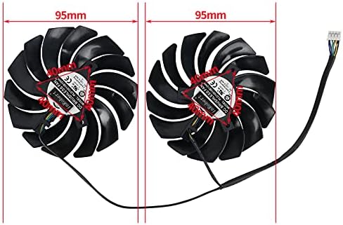 Twelve volt zero point forty ampere graphics card cooler fan layout