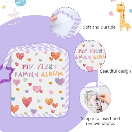 XYDHQS cloth memory album with stroller hook attachment detail