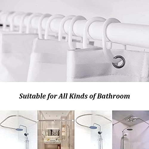 Detailed shot of the reinforced top hanging style of the waterproof polyester curtain.