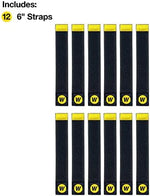 Demonstration of the yellow tab design keeping the cord keeper attached to an electrical wire.