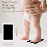 VidwanHome newborn keepsake inkless stamp pad with jet black ink and white cards