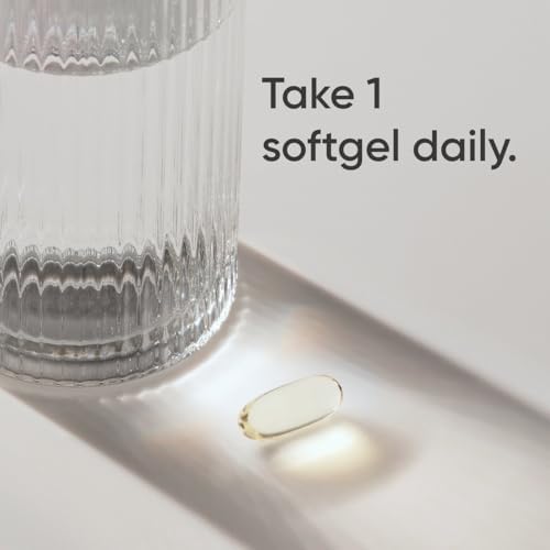Side panel icons showing immune, bone, heart, and brain health benefit callouts on the bottle