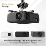 Side profile of Mount-It! Pro commercial projector mount