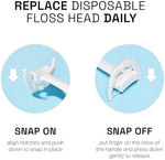 Using Reach Ultraclean Access Flosser for effective plaque removal