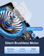 Tripole portable personal fan folded flat for travel storage