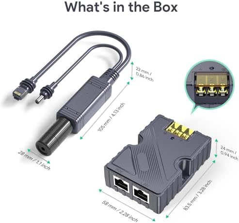 SURVADV 48 Volt 3 Ampere input power modification module showing schematic connection points for mobile installations