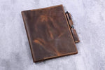 Handcrafted leather case for Supernote Nomad with pen in loop