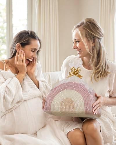 Blissful Diary premium diaper organizer basket presented as a newborn shower gift.