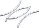 30pcs Adabele Real Gold Plated Sterling Silver Curved Tube 20mm, Hole 1.5mm - Image 10