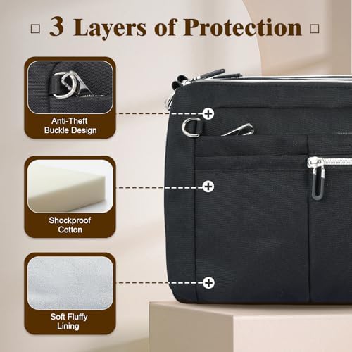 TiMOVO daily commuter tech sleeve showing reinforced stitching and durable premium build.