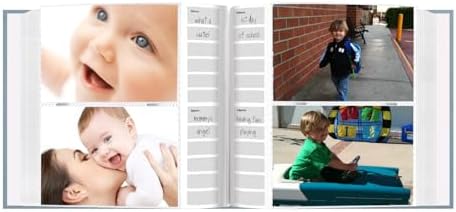 Pioneer archival safe 4 by 6 inch photo album displaying the spine thickness and premium sewn stitching details.