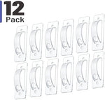 Clear plastic light switch guard pack of twelve