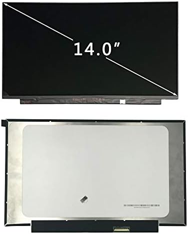 HP Chromebook X360 compatible display assembly reverse view highlighting the connector placement.