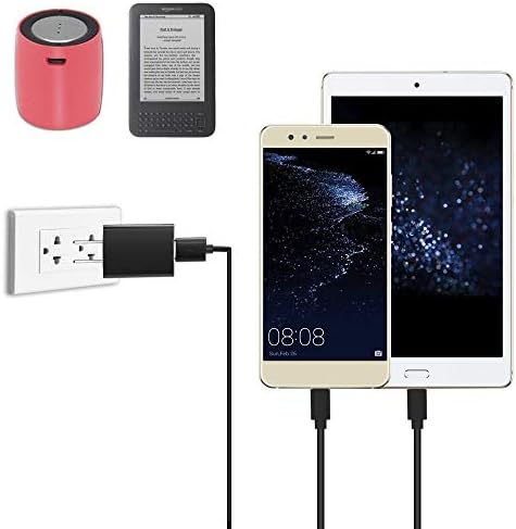 TONIWA micro USB charger package ensemble displaying both the wall block and data syncing cord neatly arranged for home use