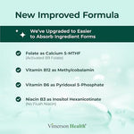 Vimerson Health daily mens formula supplement bottle highlighting vitamin D3 and antioxidant blend