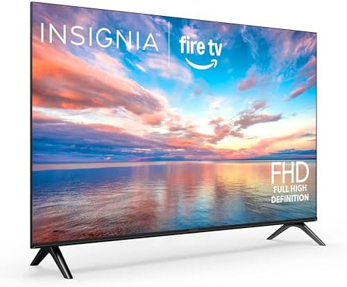 Insignia 32 Inch LED television displaying the integrated smart fire platform home screen