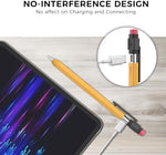 Ultra thin 0.4 millimeter silicone case for Apple Pencil magnetic attachment.