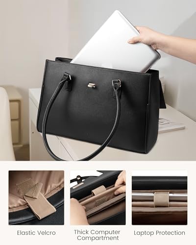 LOVEVOOK messenger bag for women showing removable shoulder strap attachment
