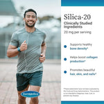 EuroMedica Silica 20 tablets 60 count packaging