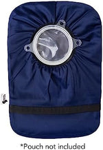 Premium imported large ostomy cover in navy blue color for adaptive clothing care.